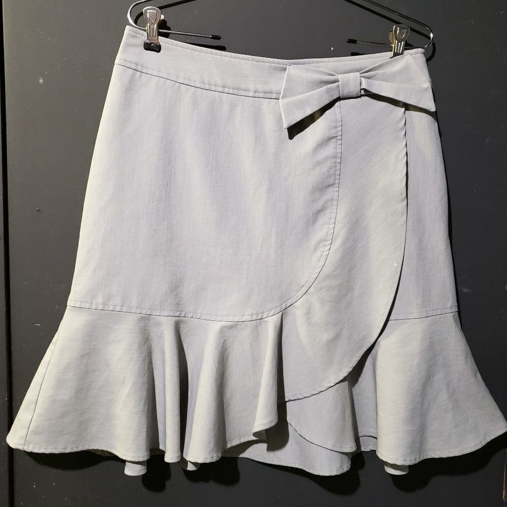 Ingredients Circle Stretch Skirt Light Gray Sz 8